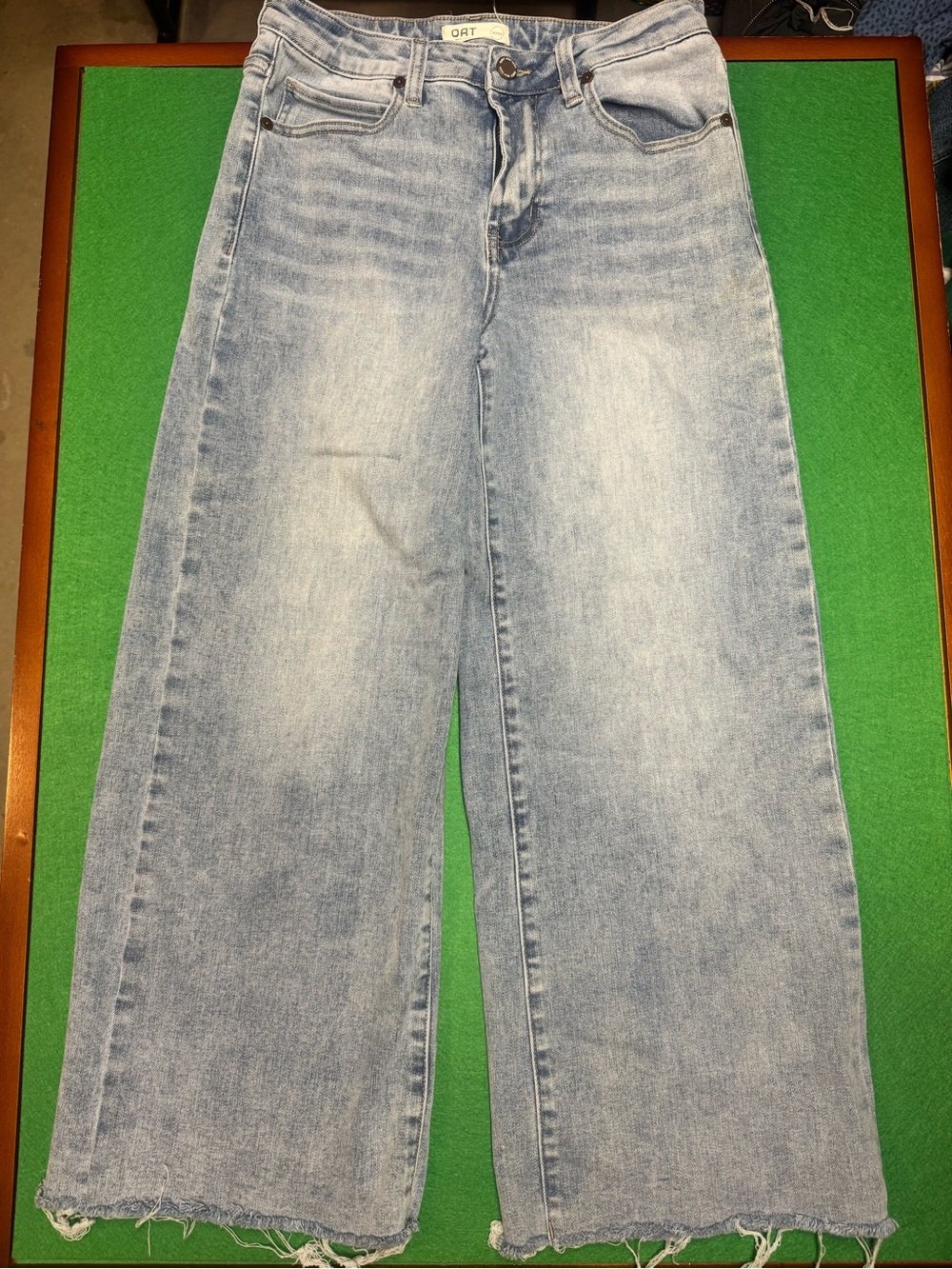 Light Wash Wide-Leg woman’s  Jeans - Light Blue